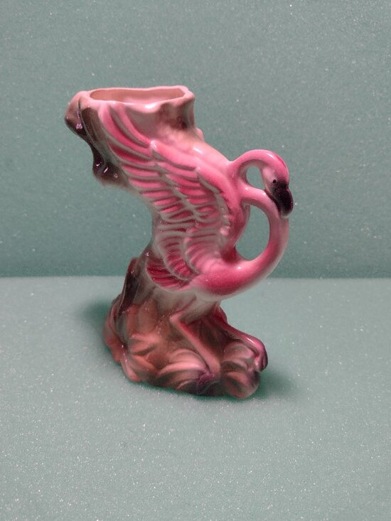 Stewart B McCulloch Pottery Other - Vintage Stewart B. McCulloch Pottery of California Ceramic Flamingo Bud Vase